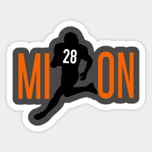 Mixon 28, Cincinnati Football Sticker